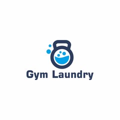  Gym Laundry Logo Icon Design