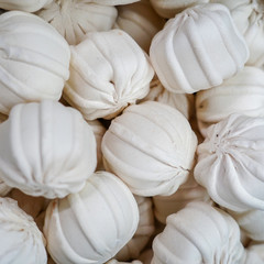 Frozen meat in the dough