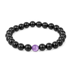 Stone bracelet isolated on white