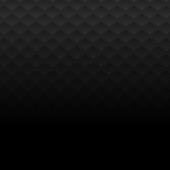 Naklejka premium Black geometric squares abstract technology background. Dark modern futuristic vector design