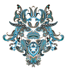 Traditional paisley pattern