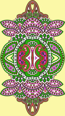 Traditional paisley pattern