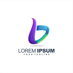 awesome gradient abstract logo design