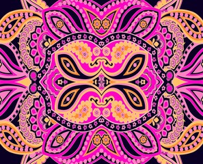 Indian Traditional paisley pattern