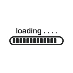 loading, progress icon vector design illustration