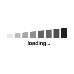 loading, progress icon vector design illustration
