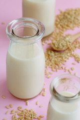 Vegan rice milk, non dairy alternative milk