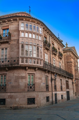 casa, Salamanca, piedra de salamanca, tarde, azul, paseo plaza de la catedral, antigua