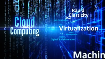 cloud computing technology concept video