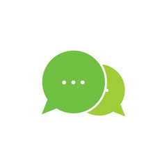 Chat graphic design template vector isolated illustration