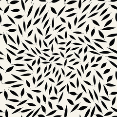 abstract geometric leaves pattern for natural background, simple minimalist graphic , retro decoration , summer fashion