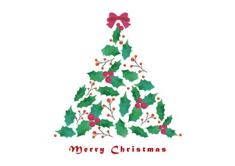 柊のクリスマスツリー