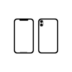 Iphone X front and back design.