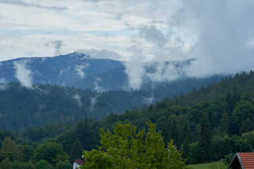 Obraz premium Nationalpark Bayrische Wald von Waldhäuser bis Neuschönau und rund um den Berg Lusen 1373m