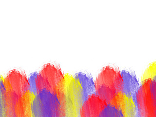 bright colors. brush strokes patterns. watercolor stains. grunge