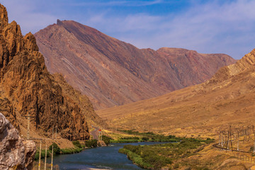 lake in the mountains