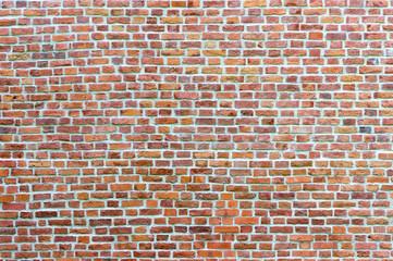 red brick wall texture grunge background , may be use to interior design