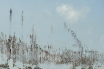 Closeup Old cement wall pattern for background Texture.