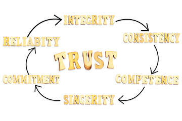 TRUST process, business concept