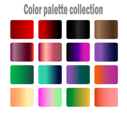 Vector collection of color Vibrant  gradients - trend print design