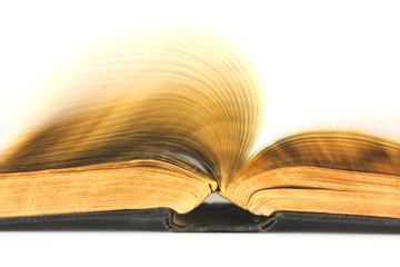 Old book flipping