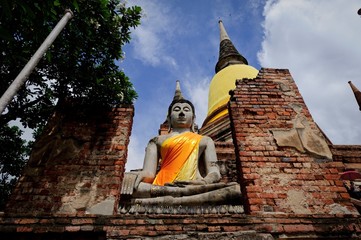Obraz premium buddha statue in thailand