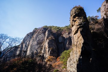 rocks in mountains