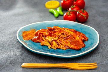 BBQ Pork Pulled appetizer for a cocktail party