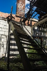 old abandoned train station, Urbex.