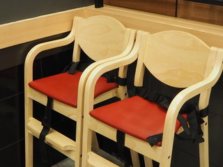Wooden dining chair for children