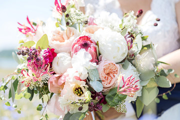 wedding bouquet of flowers