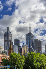 Fototapeta na wymiar Melbourne CBD Skyline, Victoria, Australia