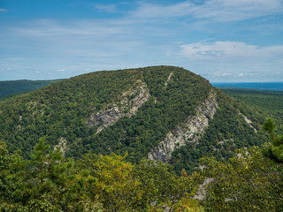 View of Mt. Tammany from view point on Mt. Minsy