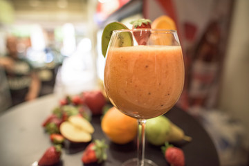 the orange juice