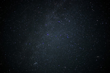 beautiful clear night starry sky