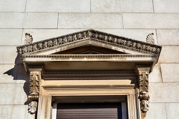 Obraz premium Details of neoclassical architecture