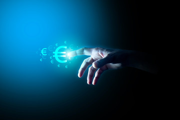 mano, dito, guadagnare, finanza, fare soldi