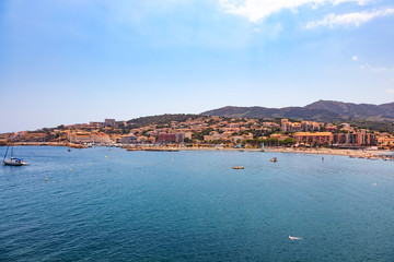  Seaside of Banyuls-sur-Mer, Pyrenees-Orientales, Catalonia, Languedoc-Roussillon, France