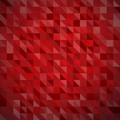 Red triangle vector abstract background