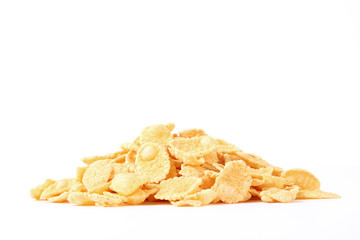 Cereal isolated on white.