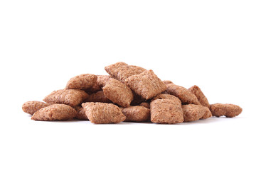 Cereal isolated on white.