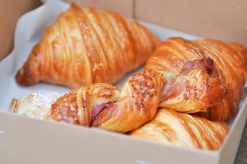 croissant and Bacon Twist or Bread sticks