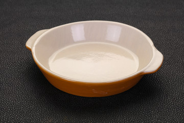 Empty ceramic bowl