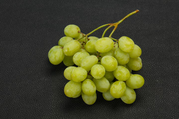 Sweet ripe Green grape branch