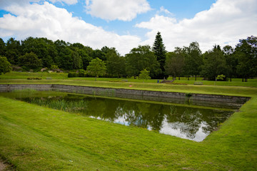English Garden with Pond