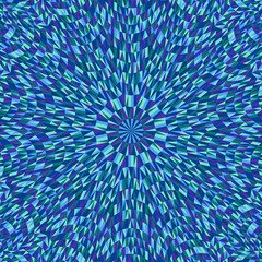 Abstract pattern background design - psychedelic circular hypnotic colorful vector graphic with geometrical tiles