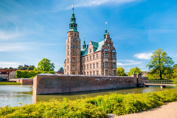 The Rosenborg Castle in Copenhagen, Denmark. Dutch Renaissance style - 289343771