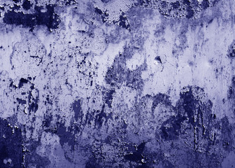 Grungy rusted metal surface in blue tone.