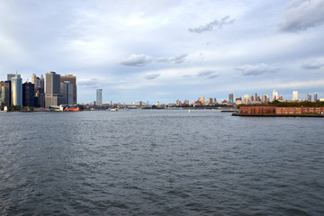 Manhattan and Brooklyn