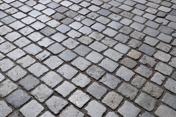 Granite pavement